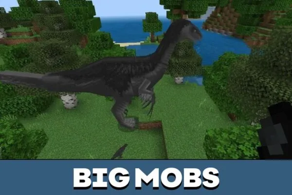 Big Mobs from Jurassic Craft Mod for Minecraft PE