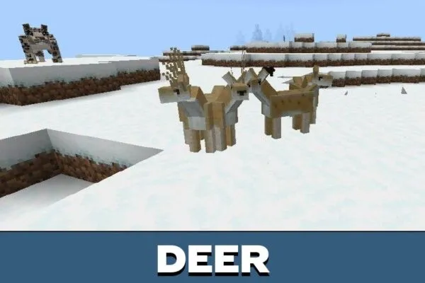 Deer from Mo Creatures Mod for Minecraft PE