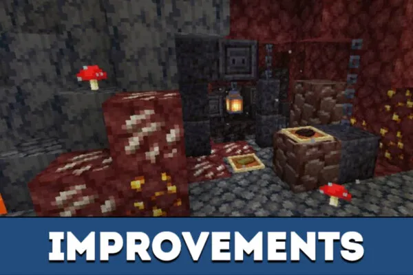 Improvements in Minecraft PE 1.16