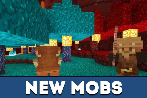 New mobs in Minecraft PE 1.16