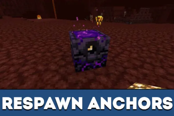 Spawn anchors in Minecraft PE 1.16