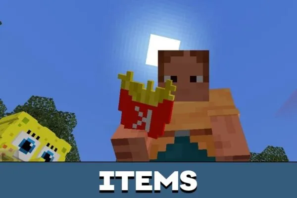 Items from SpongeBob Mod for Minecraft PE