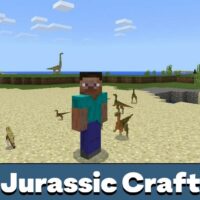 Jurassic Craft Mod For Minecraft PE