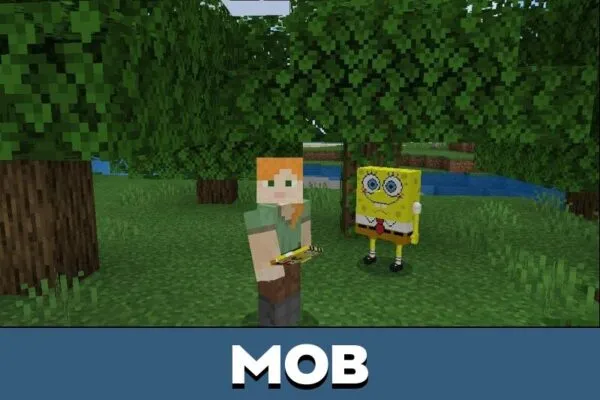 Mob from SpongeBob Mod for Minecraft PE