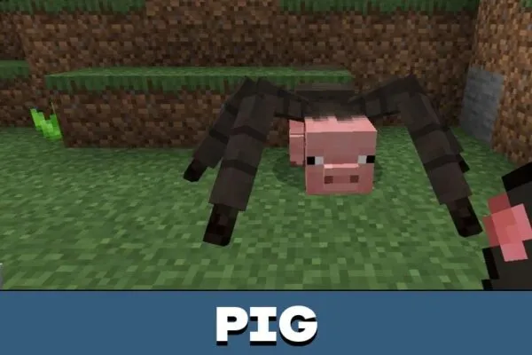 Pig from Mutant Creatures Mod for Minecraft PE