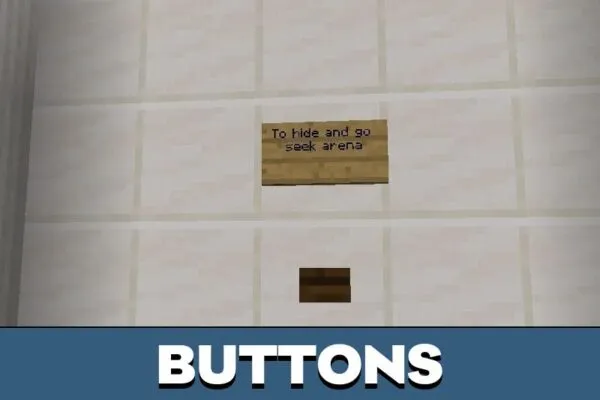 Buttons from Hide and Seek Map for Minecraft PE