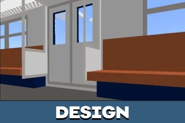 Design from Train Mod for Minecraft PE