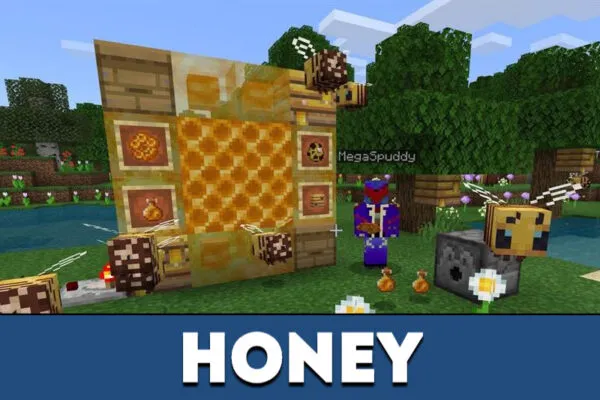 Honey in Minecraft PE 1.14