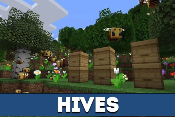 Hives in Minecraft PE 1.14