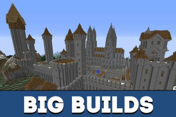 Big builds in Minecraft PE