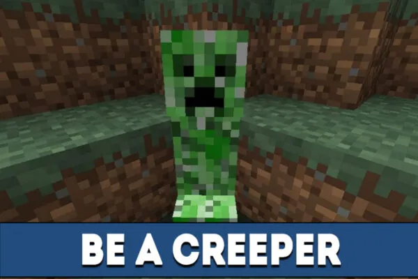 Creeper from Morph mod for Minecraft PE