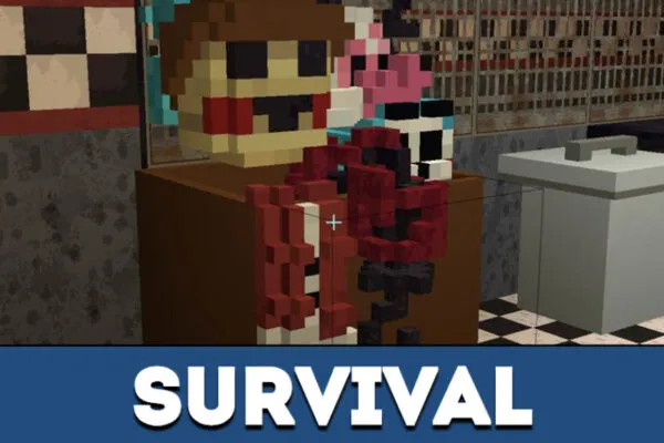 Survival map in Minecraft PE