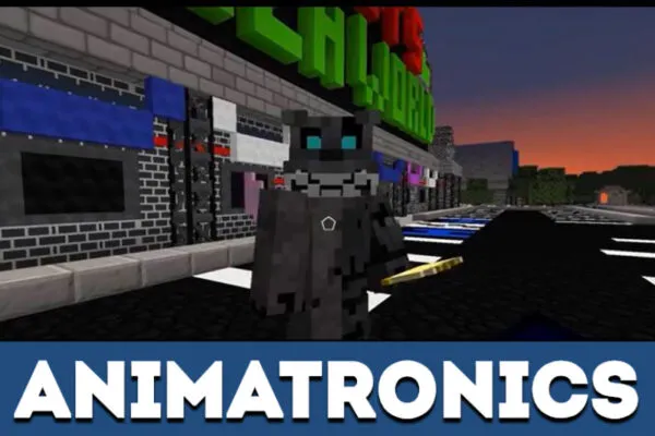 Animatronics in Minecraft PE