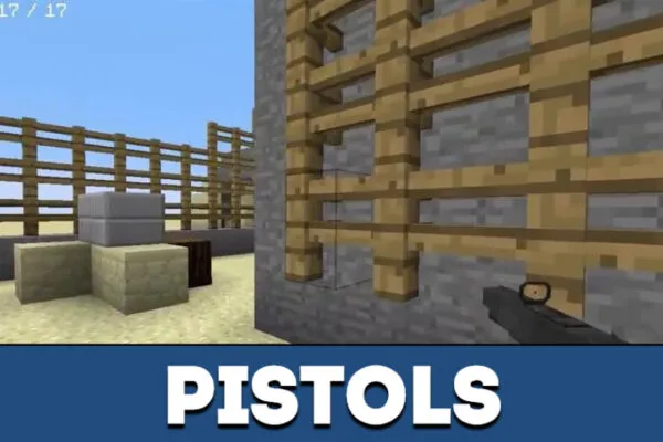 Pistols in MCPE