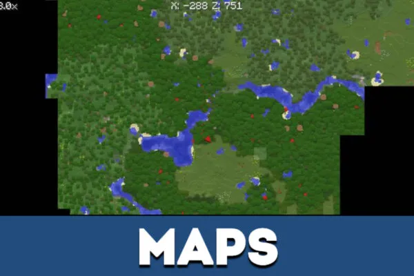 Maps in Minecraft PE