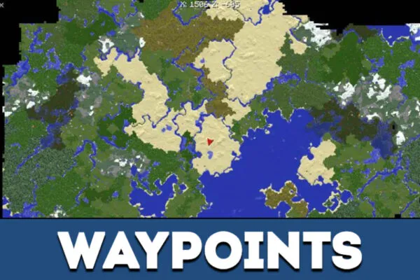 Waypoints in MCPE