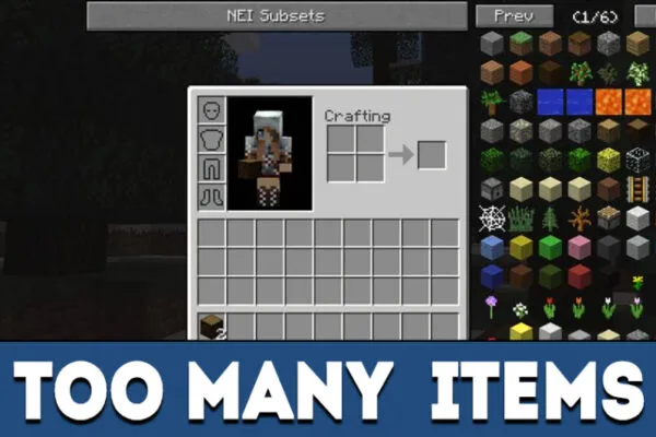 Too Many Items in Minecraft PE