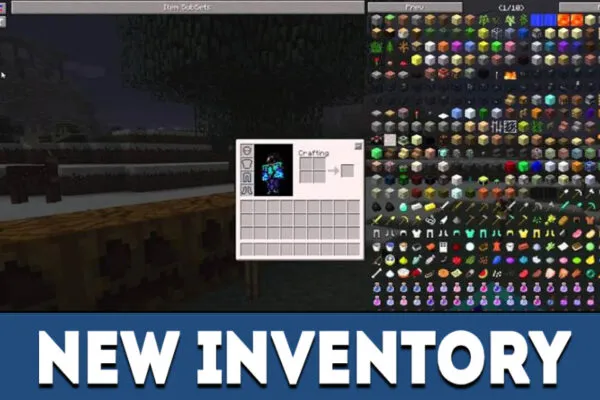 New inventory in Minecraft PE