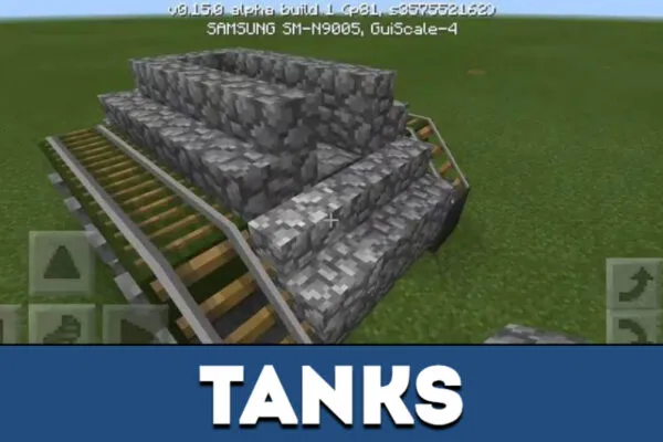 Tanks in Minecraft PE