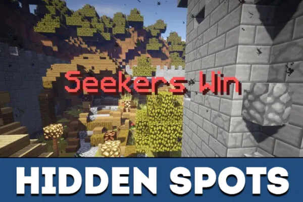 Hidden spots in Minecraft PE