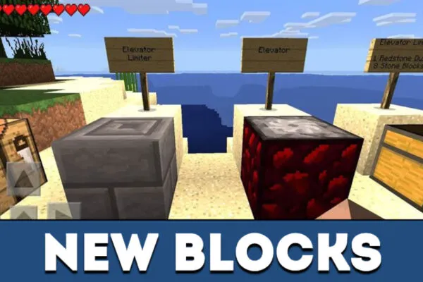 New blocks in Minecraft PE