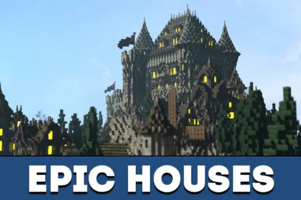 Epic houses in Minecraft PE