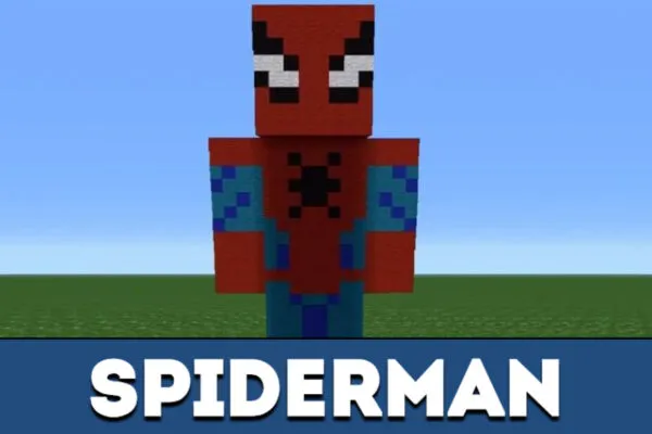 Spiderman in Minecraft PE