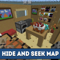 Rush's Hide and Seek Map (1.20.2, 1.19.4) - Hide and Seek Around The House  