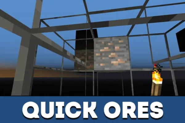 Quick ores in Minecraft PE