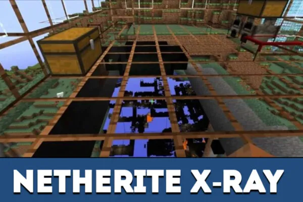 Netherite X-ray in Minecraft PE