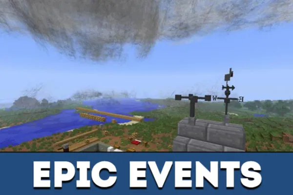 Epic events in Minecraft PE