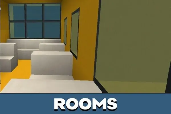 Rooms from School Map for Minecraft PE