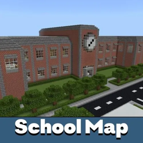 School Map for Minecraft PE