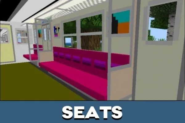 Seats from Train Mod for Minecraft PE