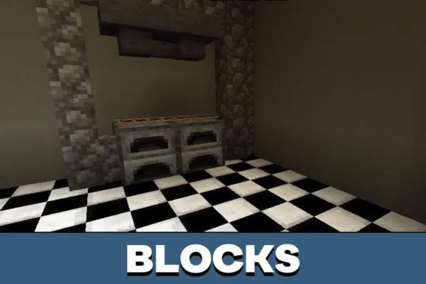 Blocks from FNAF Map for Minecraft PE