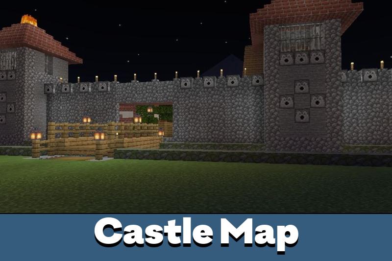 Mountain Fortress Map (1.19.3, 1.18.2) - Medieval Survival Castle 