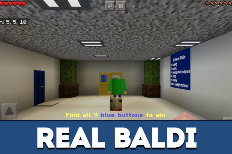 Baldi's Basics Plus Textures (0.3.7) by TheTopHattedStickman