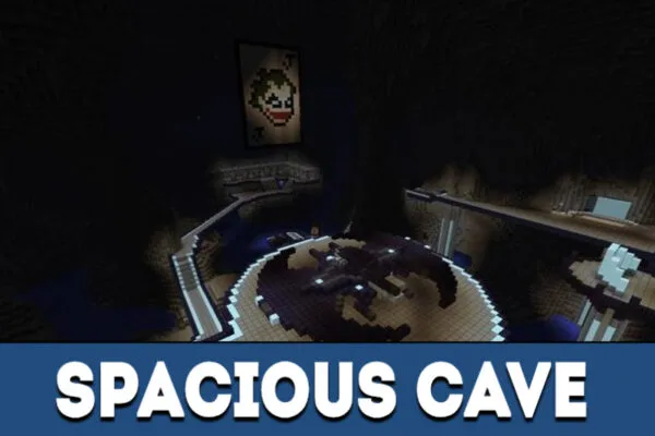 Spacious cave in MCPE