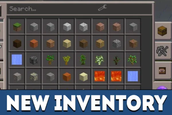 New inventory in MCPE