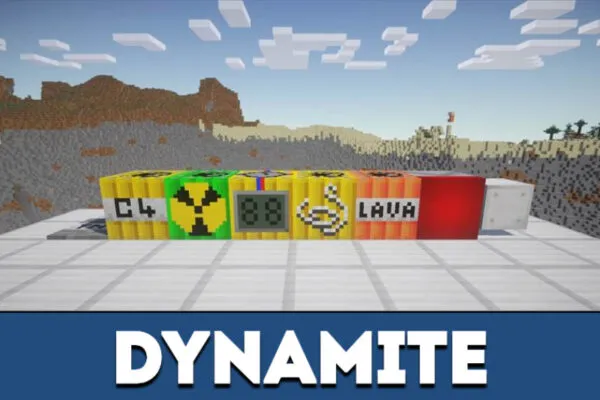 Dynamite from C4 Mod for Minecraft PE