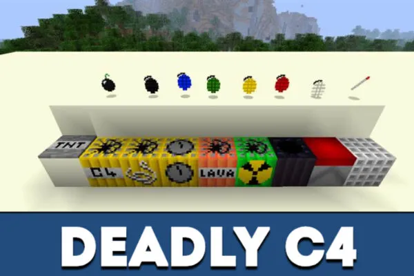 Deadly Item from C4 Mod for Minecraft PE