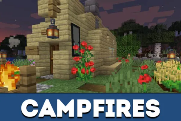 Campfires in Minecraft PE 1.10