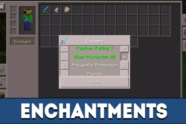 Enchantments in MCPE