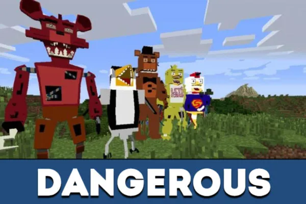 Dangerous mobs in Minecraft PE