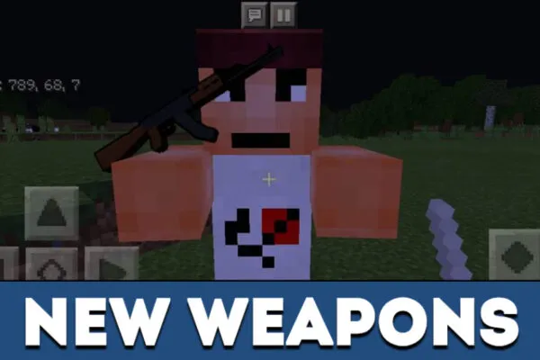 New weapons in MCPE