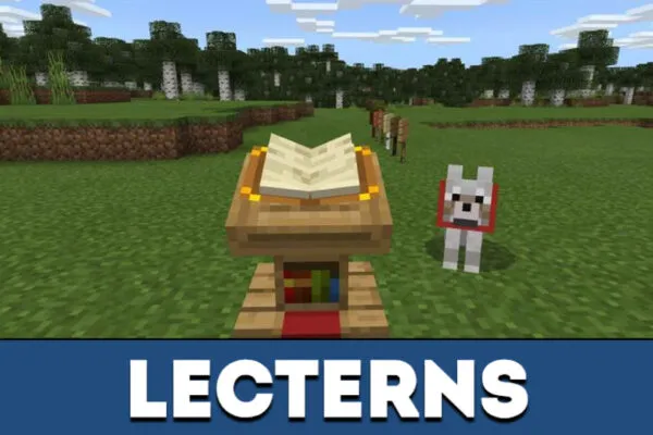 Lecterns in Minecraft PE 1.10