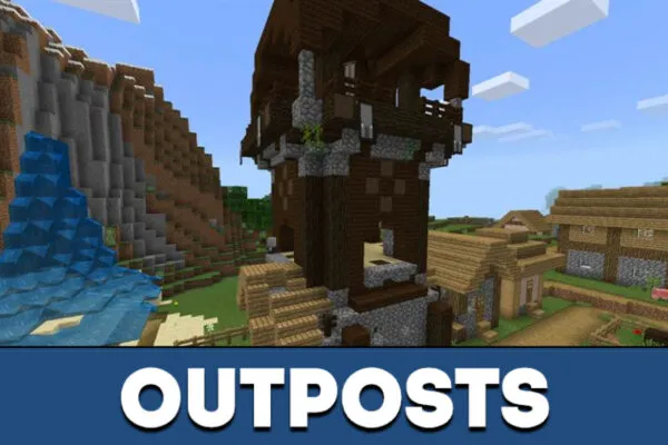 Outposts in Minecraft PE 1.10