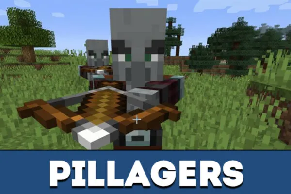 Pillagers in MCPE 1.9