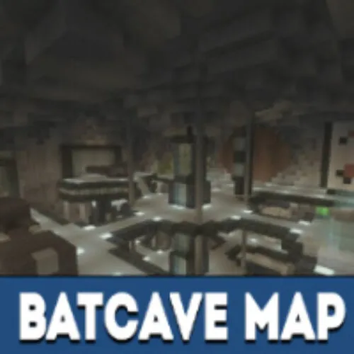 Batcave Map for Minecraft PE