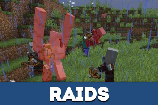 Raids in Minecraft PE 1.11